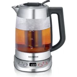 Severin Teebereiter Glas-Tee-/Wasserkocher 3480, Warmhaltefunktion, Glaskanne
