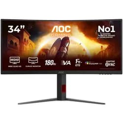 AOC CU34G4CA 34 Zoll UWQHD VA LED 180Hz Curved Gaming Monitor