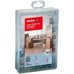 fischer EasyDIY Box Neue Wohnung, 76 Stück