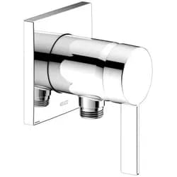 KEUCO EHM-WT-Mischer IXMO_solo 59552, mit Schlauchanschluss, eckig, verchromt