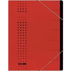 ELBA Ordnungsmappe chic DIN A4 Rot Karton 25 x 1,2 x 31,5 cm