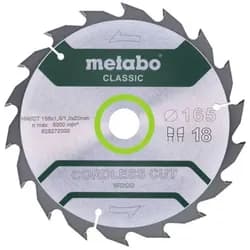 Metabo CordlessCutClassic 165x20 18 WZ 20