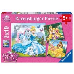 Ravensburger Puzzle Disney Prinzessinnen Palace Pets Belle, Cinderella... 09346, 49 Puzzleteile