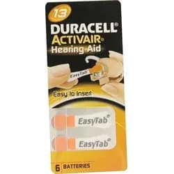 Batterie für Hörgeräte Duracell 13