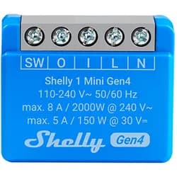 Shelly 1 Mini Gen4 Zigbee/Matter Controller