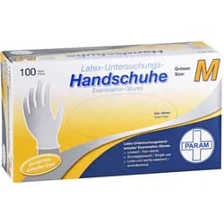 Einmal Handschuhe Latex puderfrei M