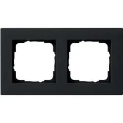 Gira Abdeckrahmen 2f. sw 0212095