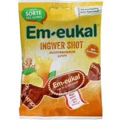 Em-eukal Ingwer Shot gefüllt zuckerhaltig
