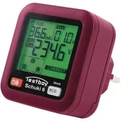 Testboy Spannungsprüfer TV SCHUKI 6 Steckdosenprüfgerät 61610000