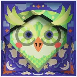 Ravensburger CreArt, Malen nach Zahlen Do it together - Eule