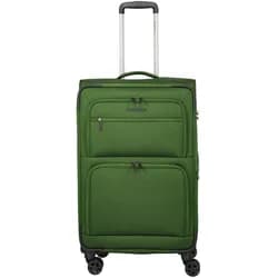 Travelite CUBIS Trolley M (72 cm) erweiterbar - Green Koffer24