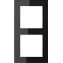 Jung Glasrahmen 2-fach sw AC 582 GL SW