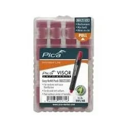 Pica VISOR 4 x Ersatzminen Rot