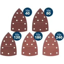 Bosch EXPERT C430 Schleifpapier-Set, K40/80/120/180/240, 102x62,93mm, 50-tlg.