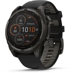 Garmin Fēnix 8 Solar Sapphire GPS Uhr (Größe 47mm, grau)