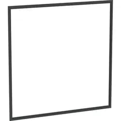 Geberit Abdeckrahmen One 105cm, sw m/Al pulverbes, UP-Montage