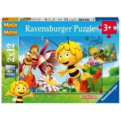 Ravensburger Puzzle Ravensburger 7594 Puzzle Biene Maja auf der Blumenwiese, Puzzleteile