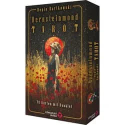 Königsfurt-Urania Verlag Spiel Bernsteinmond Tarot - 78 Tarotkarten und 80-seitiges Booklet