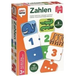 Jumbo Spiele Puzzle Ich lerne Zahlen, Puzzleteile