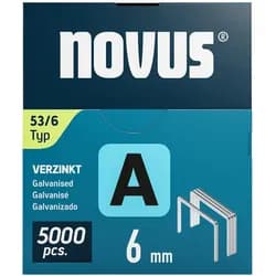 novus Tackerklammern Feindraht 53/6