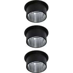 Paulmann LED Einbauleuchte Gil Basisset - Schwarz/Grau