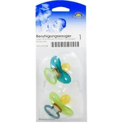 Beruhigungssauger Kirsch Latex 0-6M bicolor-grün