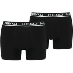 HEAD Herren Boxershort Basic Boxer 2er Pack - Black 005 - XL