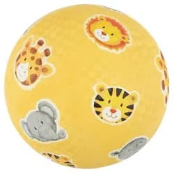 Sigikid Spielball farbenfroher Kautschuk-Ball für Kinder Unisex (1-St) gelb