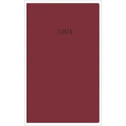 Taschenkalender ZETTLER Taschenplaner 1M/2S bordeaux 2027