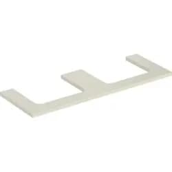 Geberit Waschtisch-Platte One 135x3x47cm, sand-grau/l hg, AS 2-fach