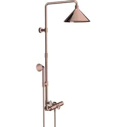 Hansgrohe Showerpipe Axor Front Polished Red Gold 26020300