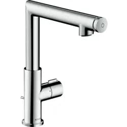 hansgrohe Axor Uno Select 220 Waschtischarmatur 45016000, chrom, mit Ablaufgarnitur