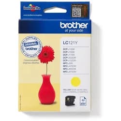 Brother LC-121 Y gelb