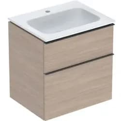 Geberit iCon Set MWT m. US, 2 Schubl. 60x63x48cm, Eiche/Griff lava