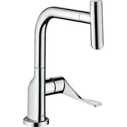 hansgrohe Spültisch-Einhebelmischer 230 Axor Citterio mit Ausziehbrause, chrom