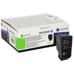Lexmark Toner 74C2HC0 cyan