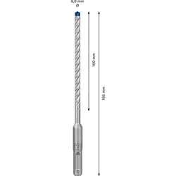 Expert SDS-plus-7X drill bits 6mm 50pcs