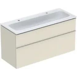 Geberit iCon Set MWT m. US, 2 Schubl. 120x63x48cm, sandgrau/KeraTect