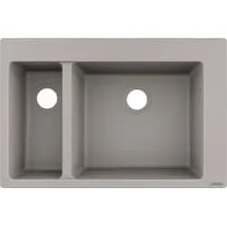 hansgrohe Einbauspüle 180/450 S510-F635 Betongrau
