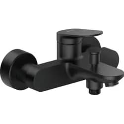 Duravit Wannen-Einhebelmischer Wave AP, Umstell. m autom. Rückstellg., sw m