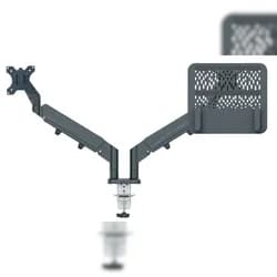 LEITZ Ergo Dual Monitorarm