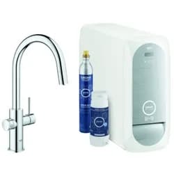 Grohe Küchenarmatur Blue Home C-Auslauf (ausziehbarer Auslauf)