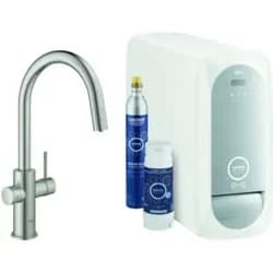 Grohe Küchenarmatur Blue Home C-Auslauf (ausziehbarer Auslauf)