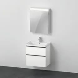 Duravit D-Neo Möbel-Set DE0115R1818 650mm, Anschlag rechts, Weiß Matt