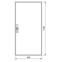 Hager Zählerschrank,universZ ZB32W