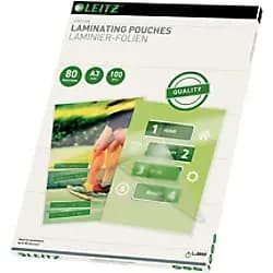 LEITZ Laminierfolien glänzend 80 mikron A3