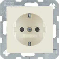 Berker SCHUKO-Steckdose ws/gl 47238982
