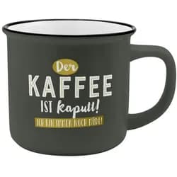 Sheepworld Tasse Becher "Der Kaffee ist kaputt! Ich bin immer noch müde!"