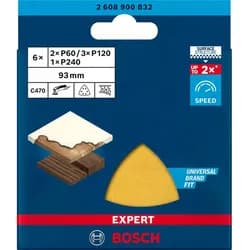 BOSCH C470 Schleifblatt-Set 6 tlg.