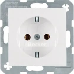 Berker SCHUKO-Steckdose pws/gl 47438989